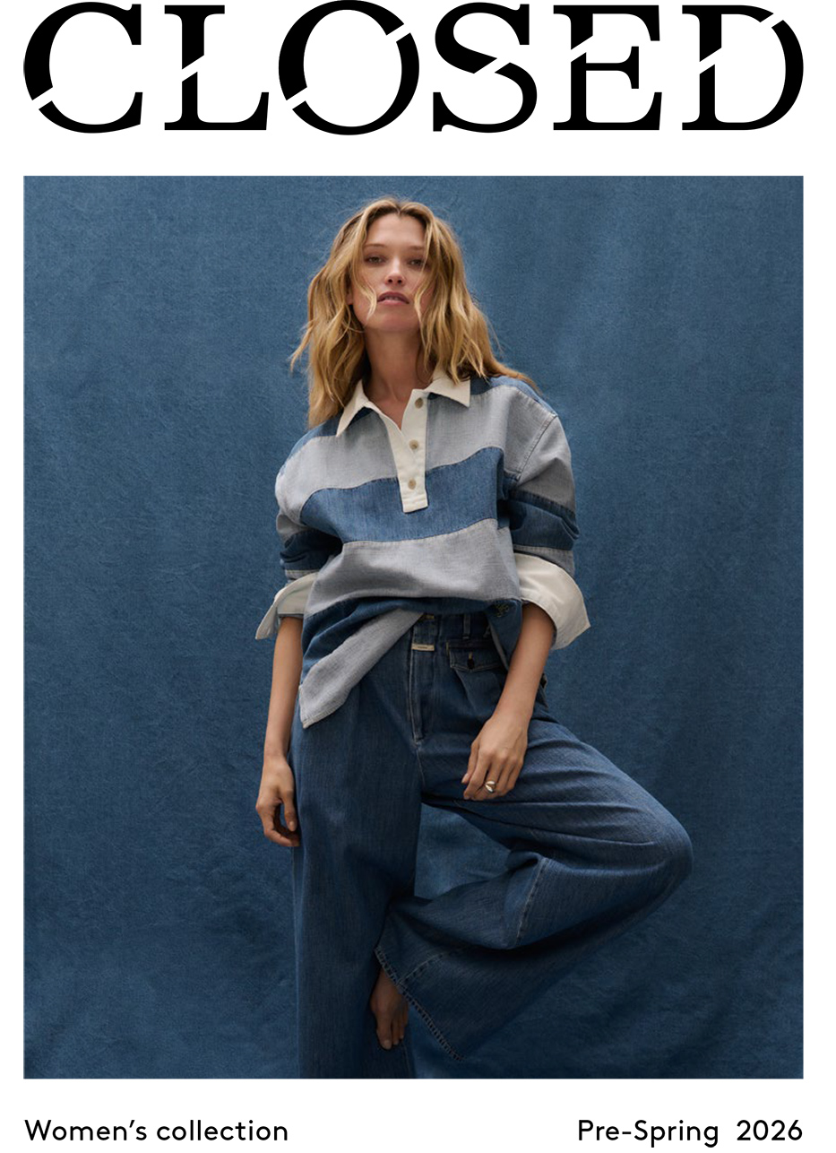 Interner Link zum Lookbook CLOSED women´s collection Pre-Spring 2026